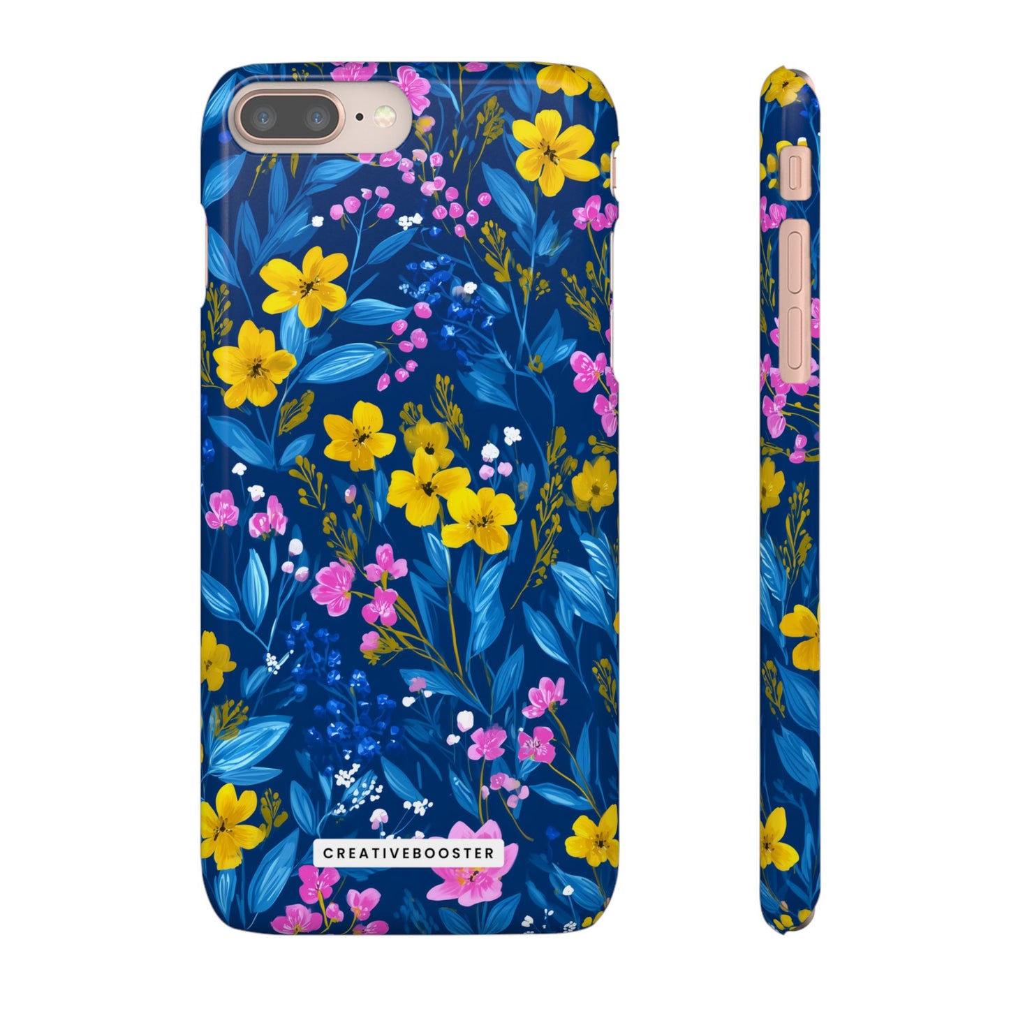 Midnight Petals - Slim Phone Case
