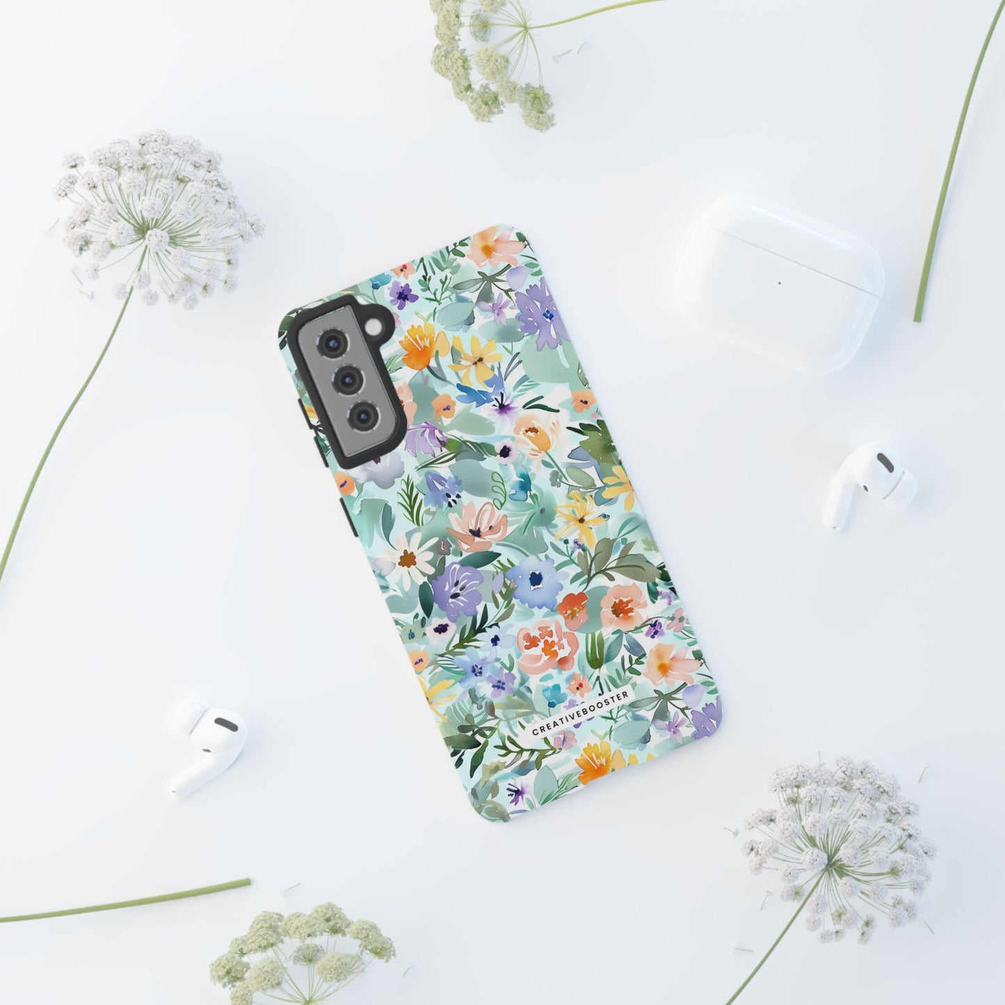 Watercolor Meadow - Tough Phone Case