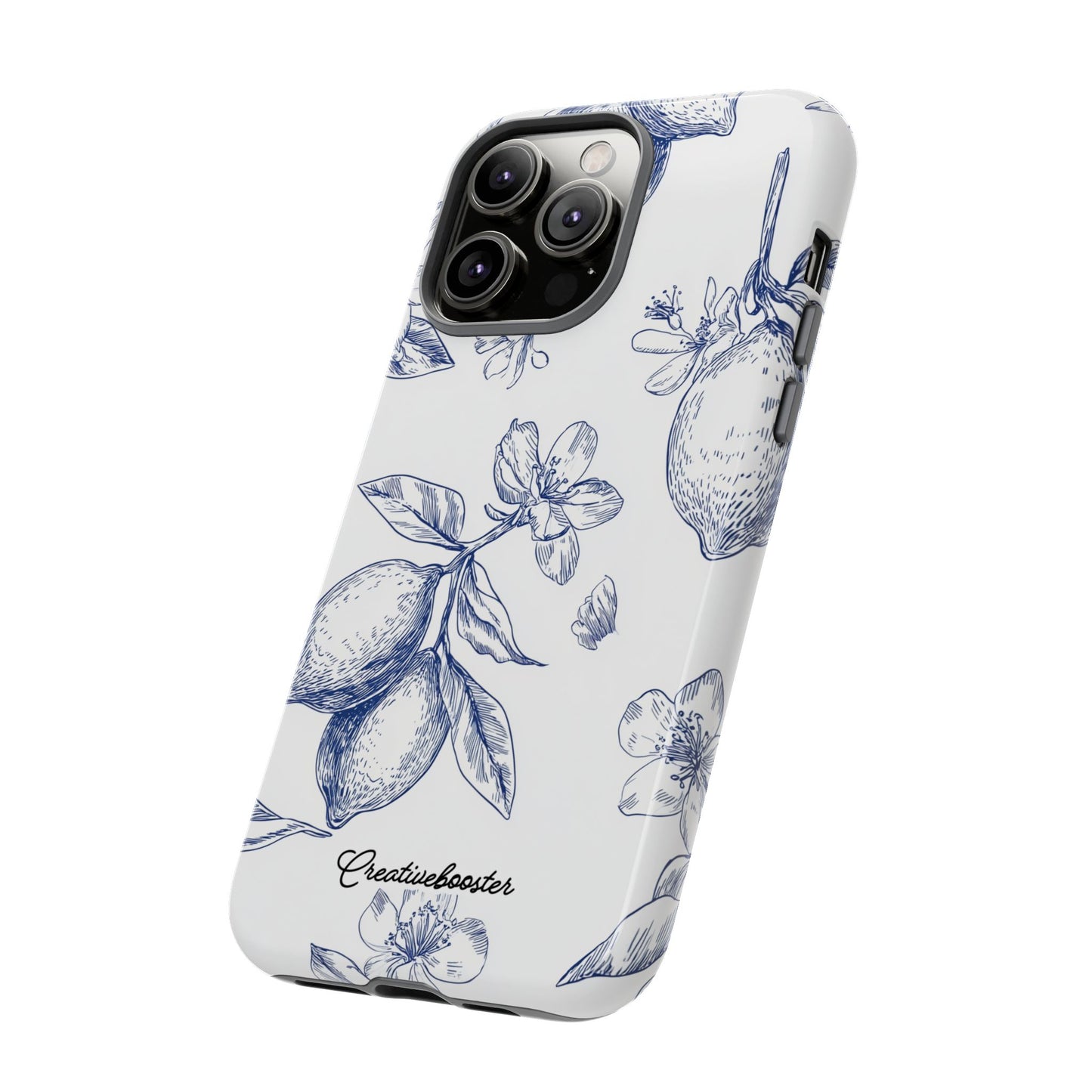Indigo Sketch - Tough Phone Case