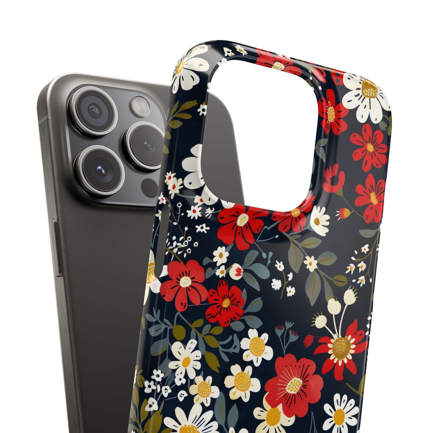 Retro Daisy - Slim Phone Case