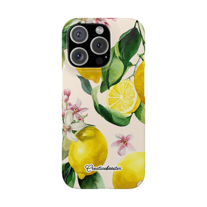 Lemon Blossom - Slim Phone Case