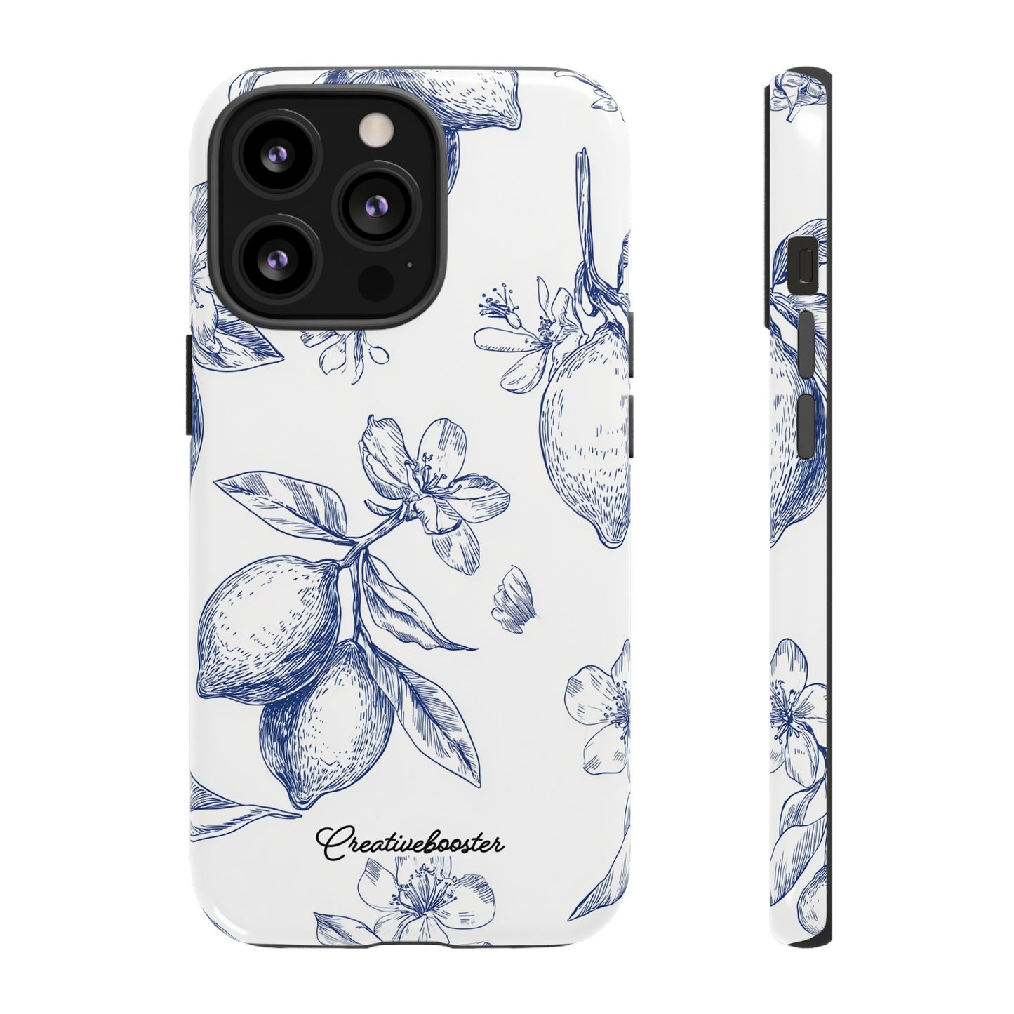 Indigo Sketch - Tough Phone Case