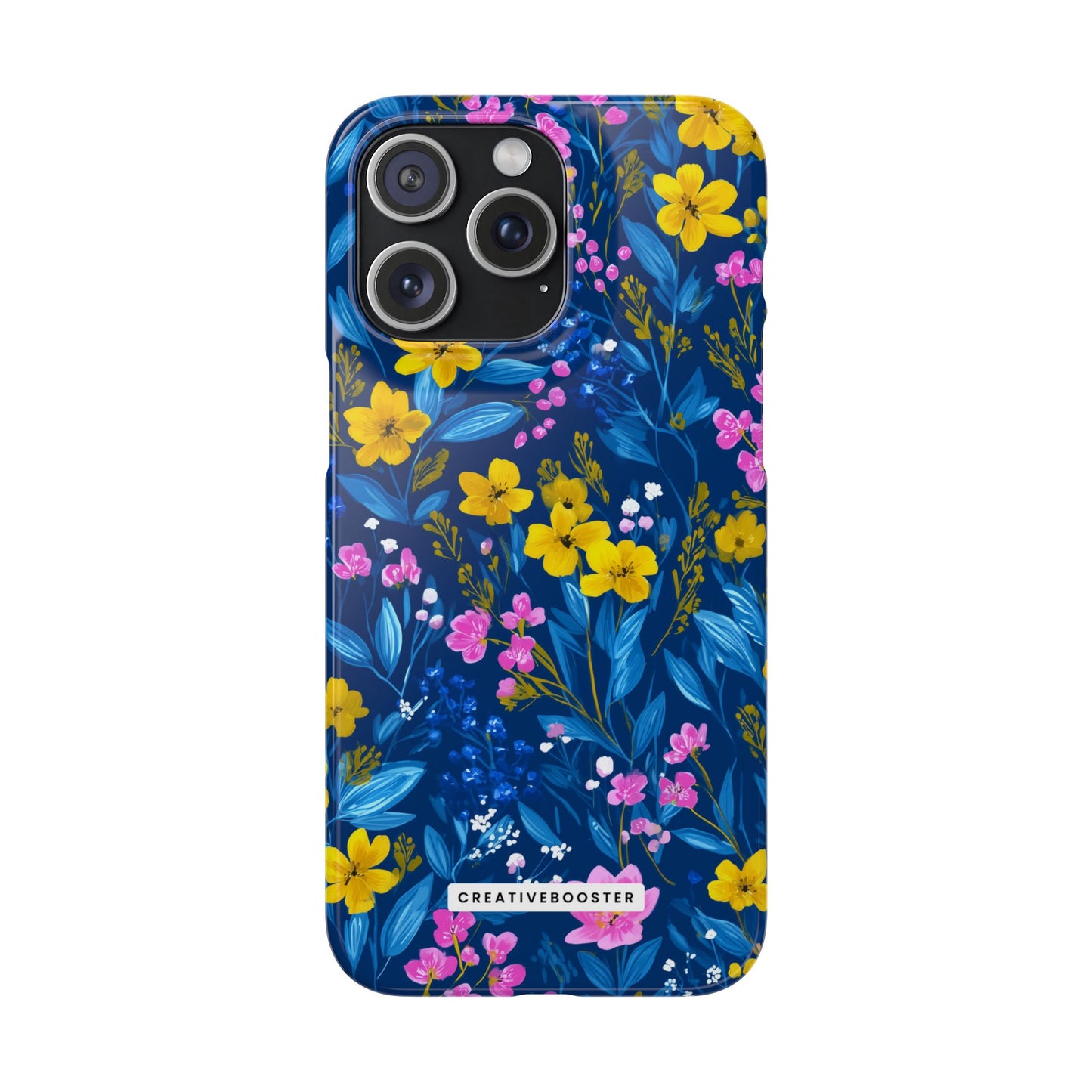 Midnight Petals - Slim Phone Case