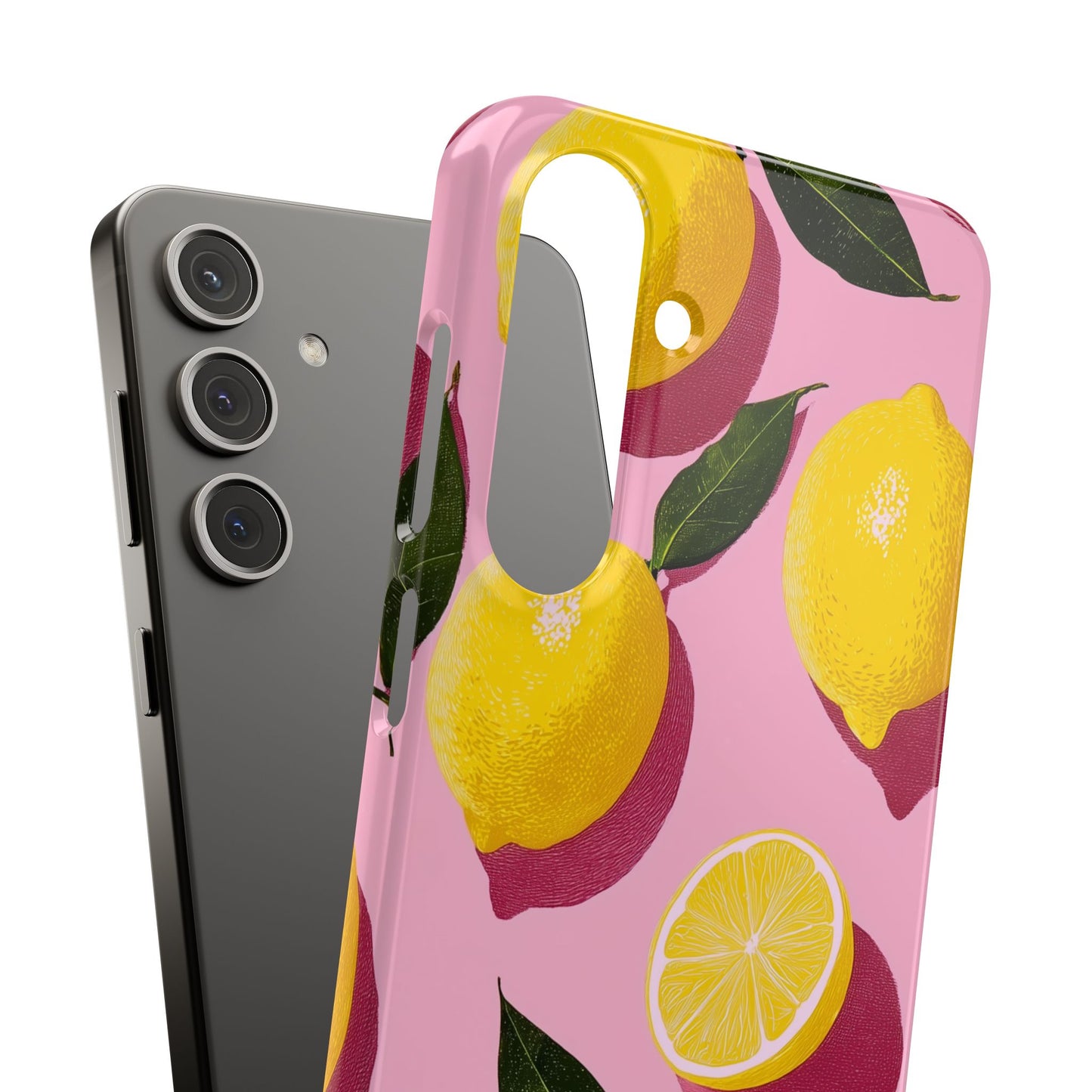 Retro Lemon - Slim Phone Case