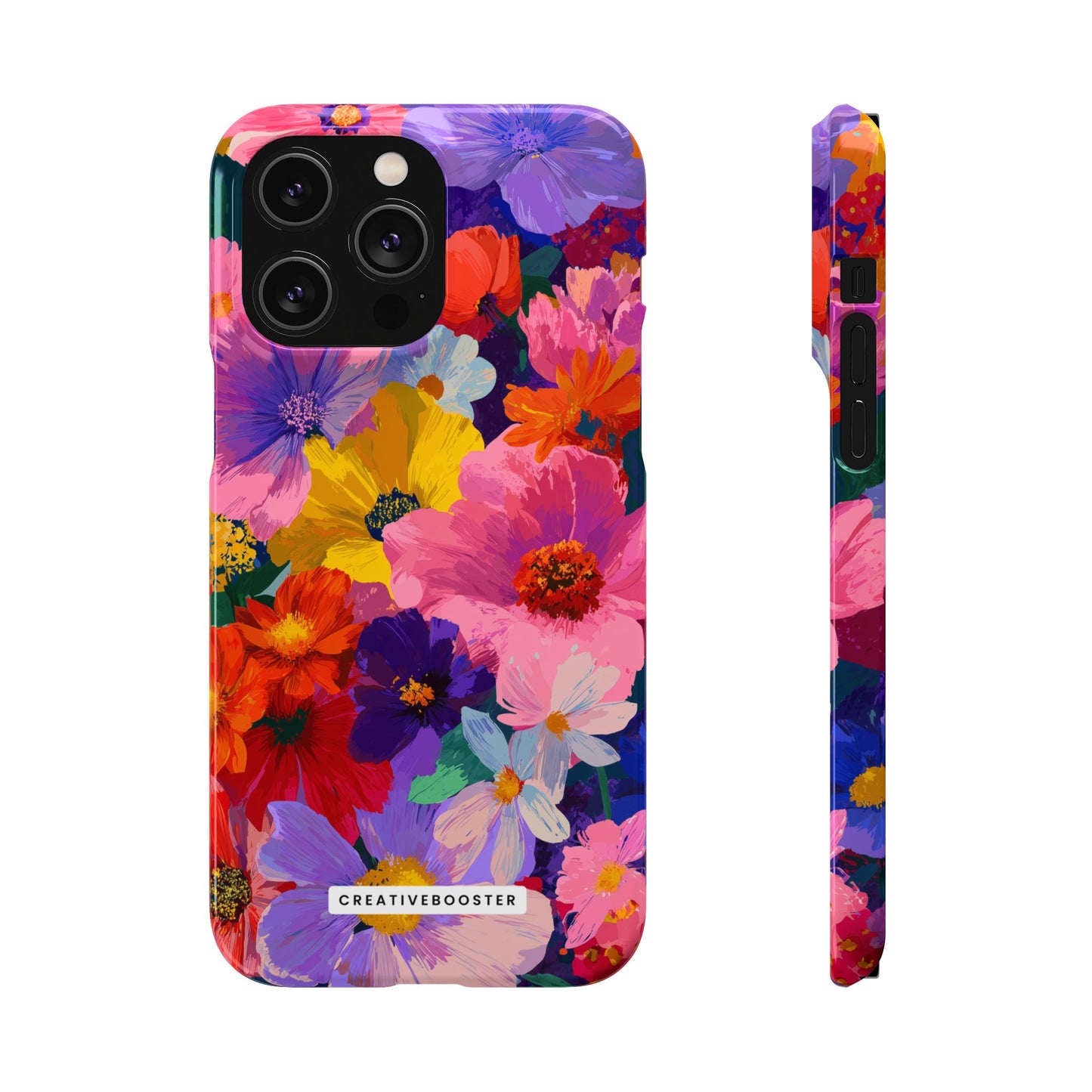 Painted Petals - Slim Phone Case