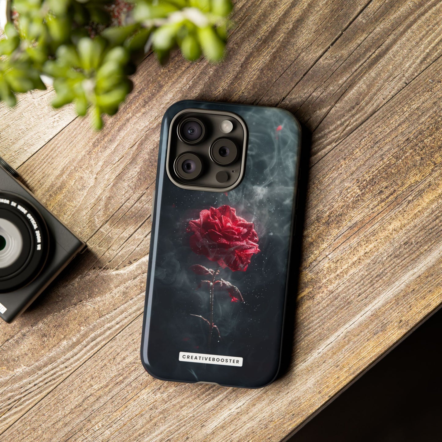 Midnight Rose - Tough Phone Case