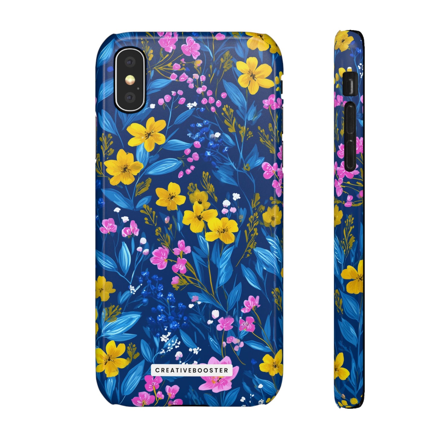 Midnight Petals - Slim Phone Case