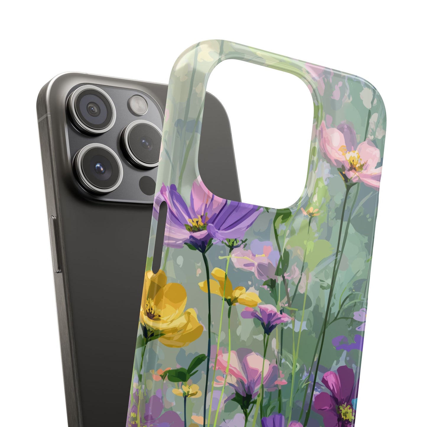 Pastel Bloom - Slim Phone Case