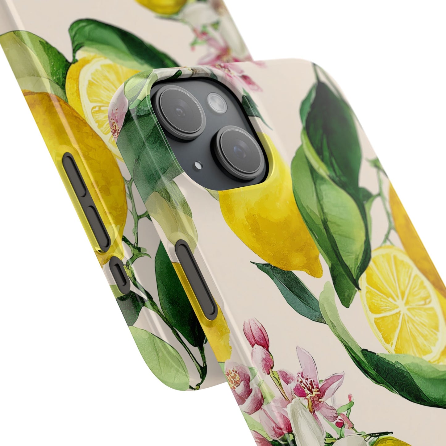 Lemon Blossom - Slim Phone Case
