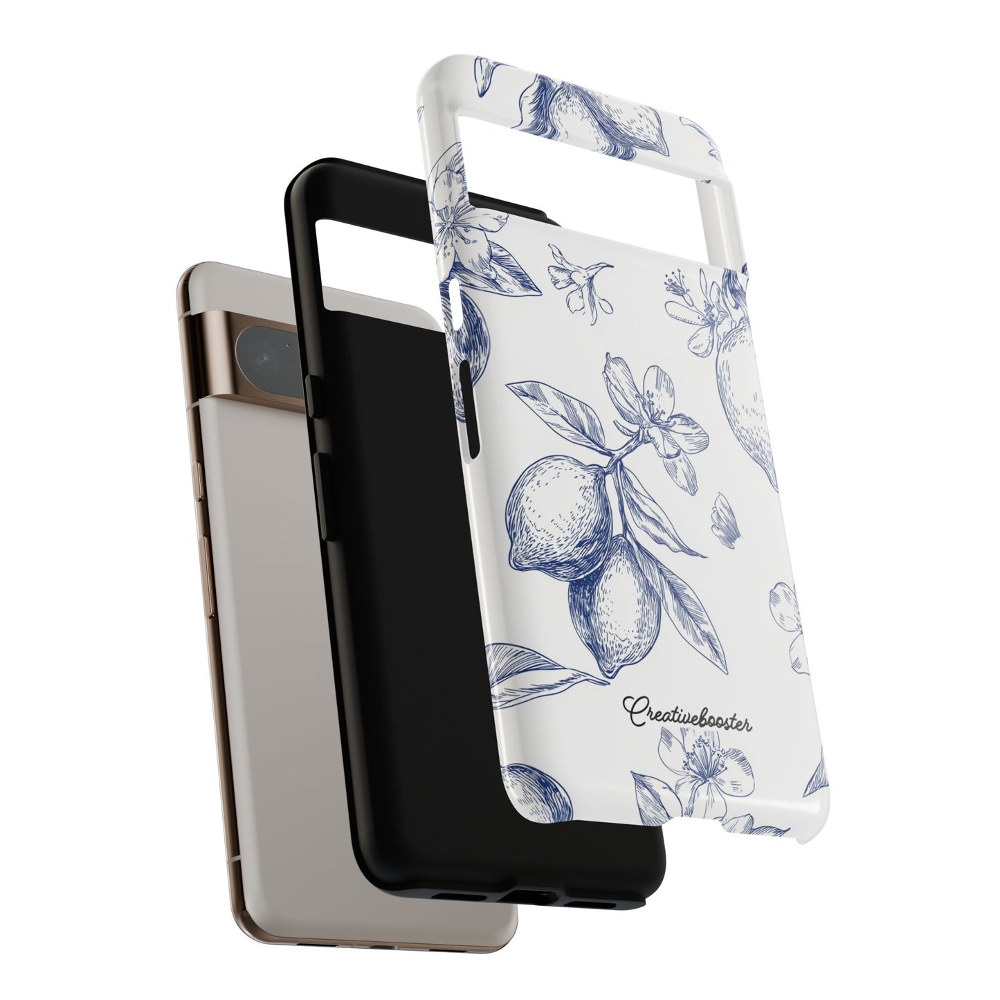 Indigo Sketch - Tough Phone Case