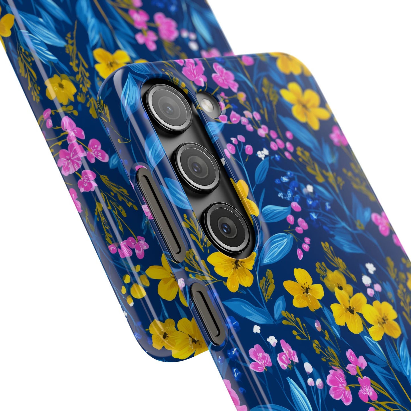 Midnight Petals - Slim Phone Case