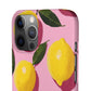 Retro Lemon - Slim Phone Case