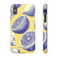 Indigo Citrus - Slim Phone Case