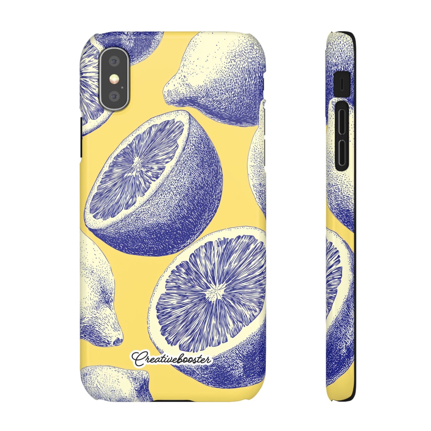 Indigo Citrus - Slim Phone Case