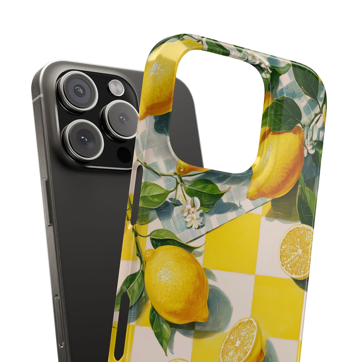 Picnic Lemon - Slim Phone Case