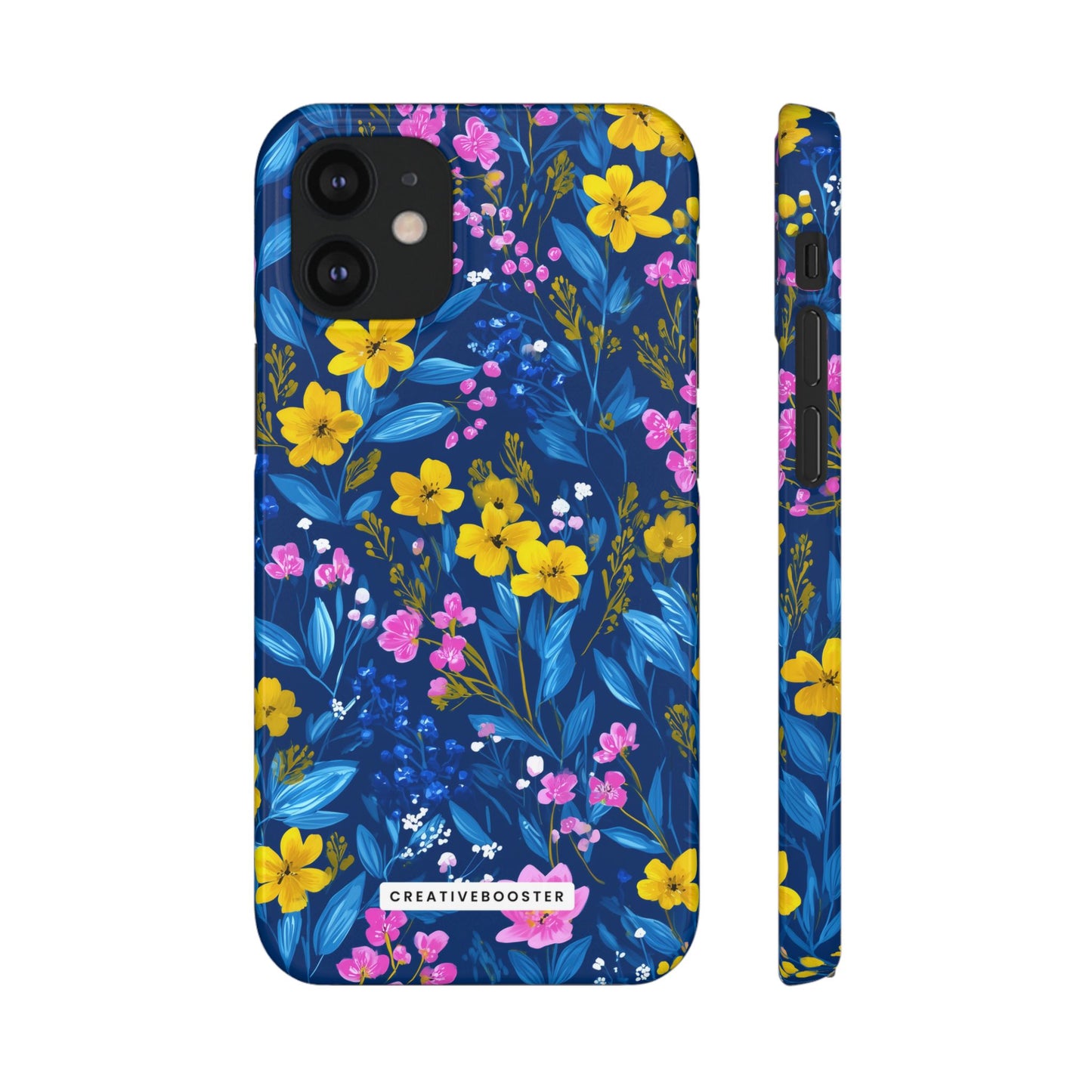 Midnight Petals - Slim Phone Case