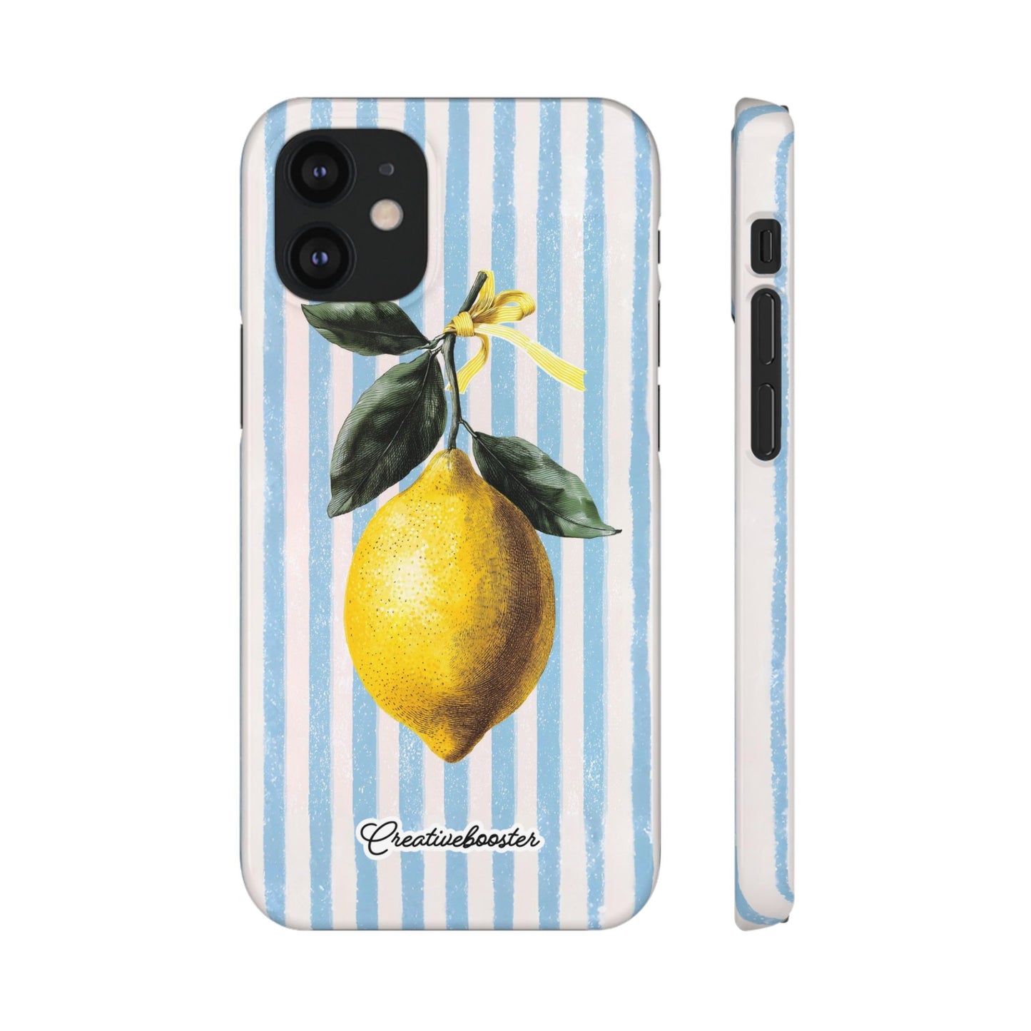 Ribbon Lemon - Slim Phone Case