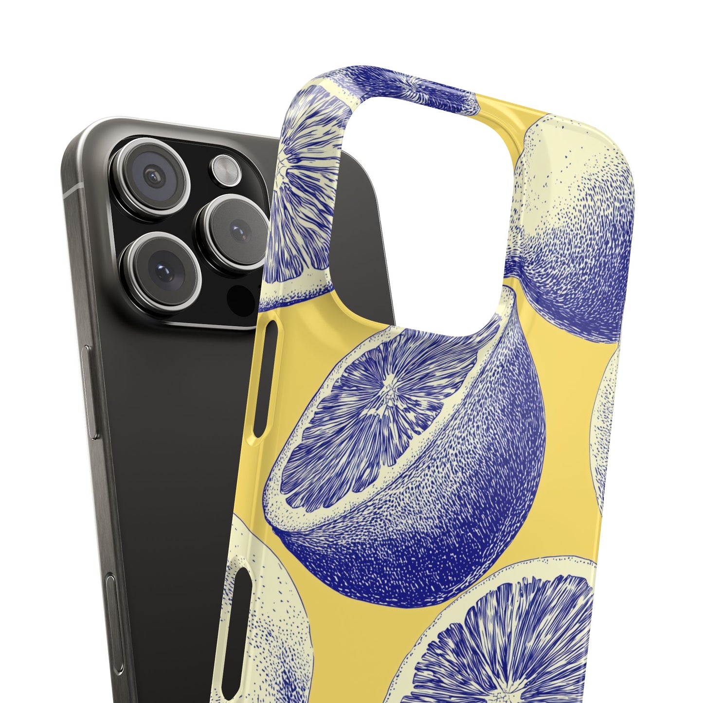 Indigo Citrus - Slim Phone Case