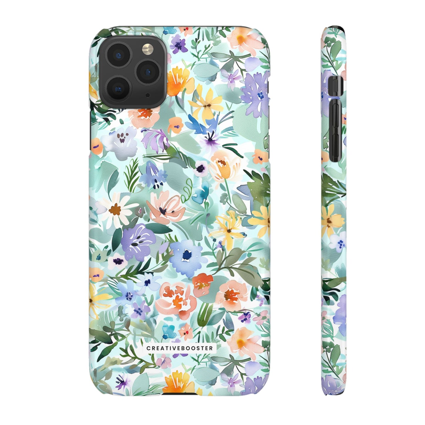Watercolor Meadow - Slim Phone Case