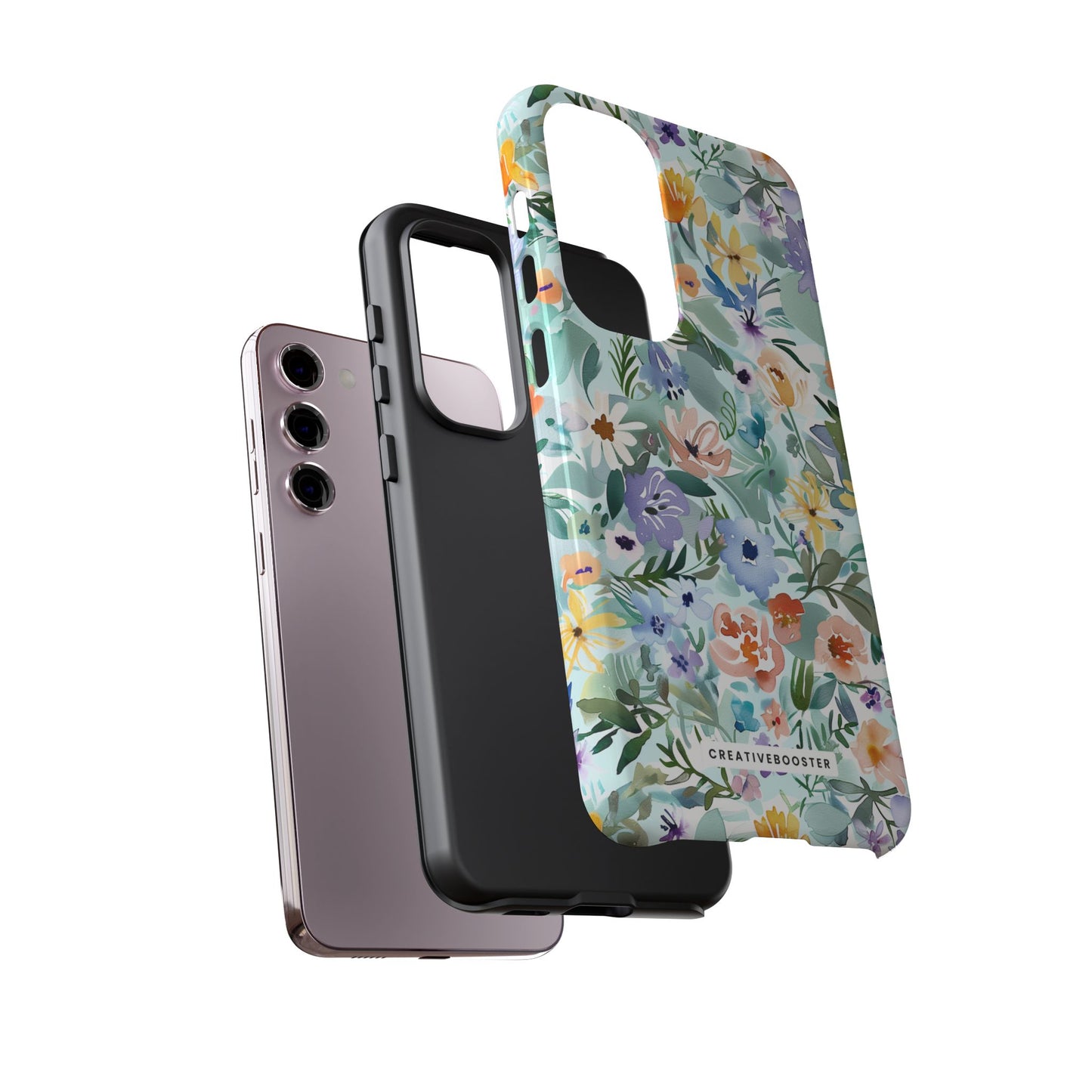Watercolor Meadow - Tough Phone Case