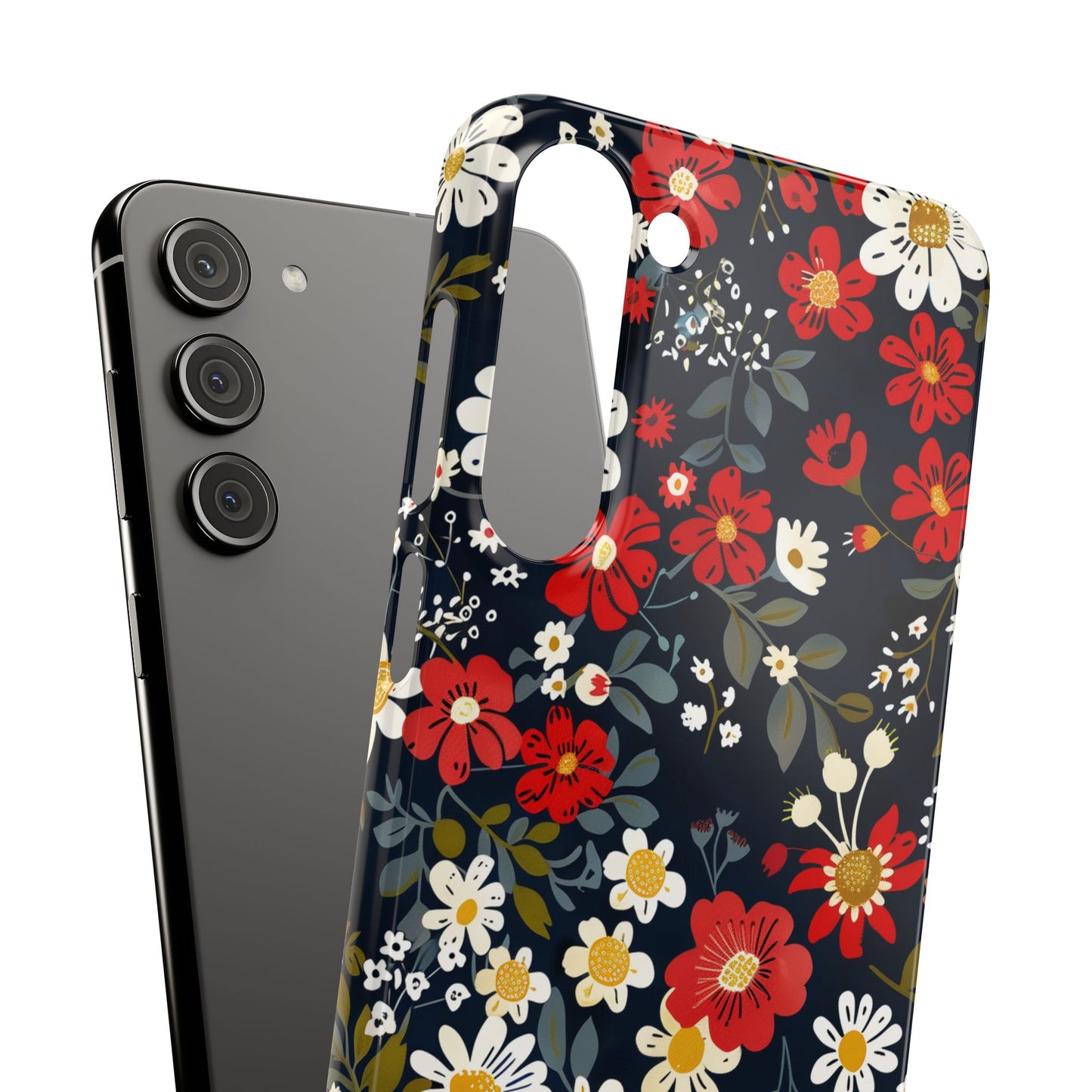 Retro Daisy - Slim Phone Case