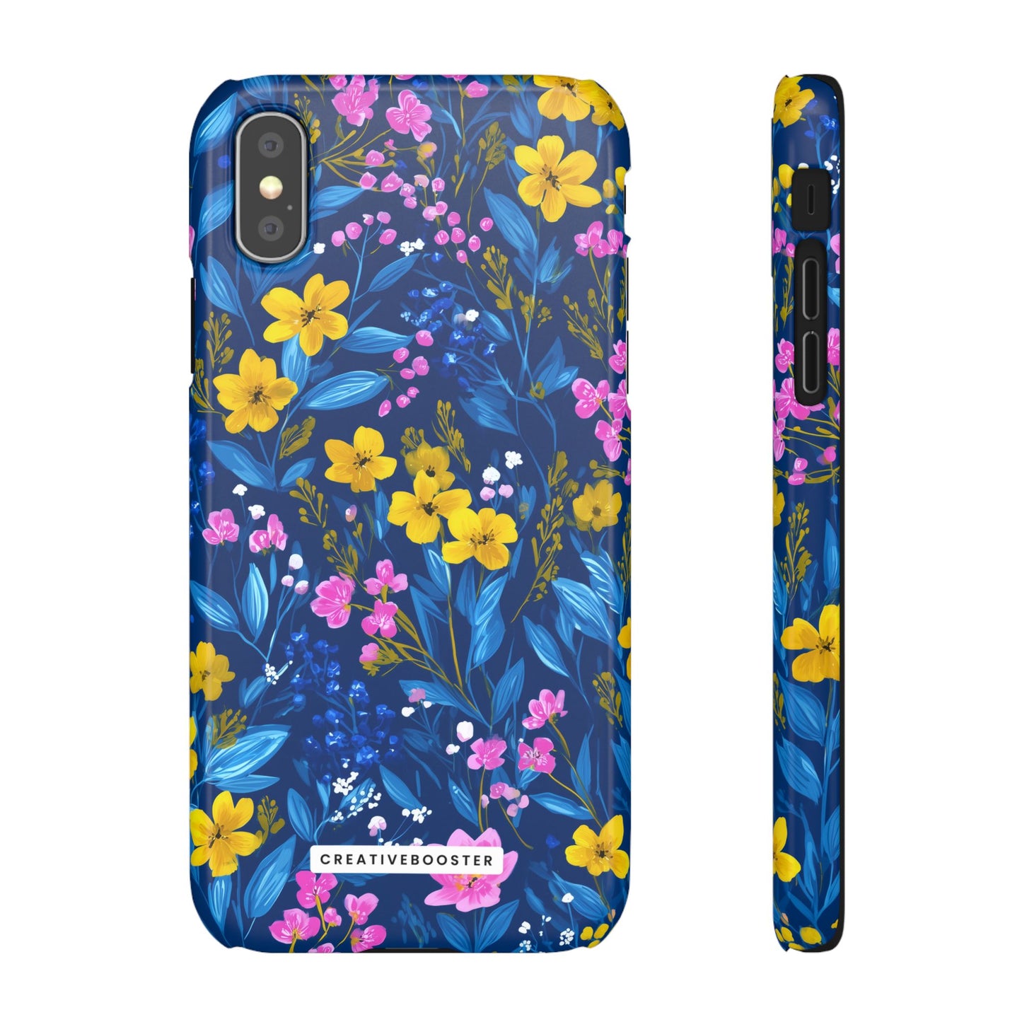 Midnight Petals - Slim Phone Case