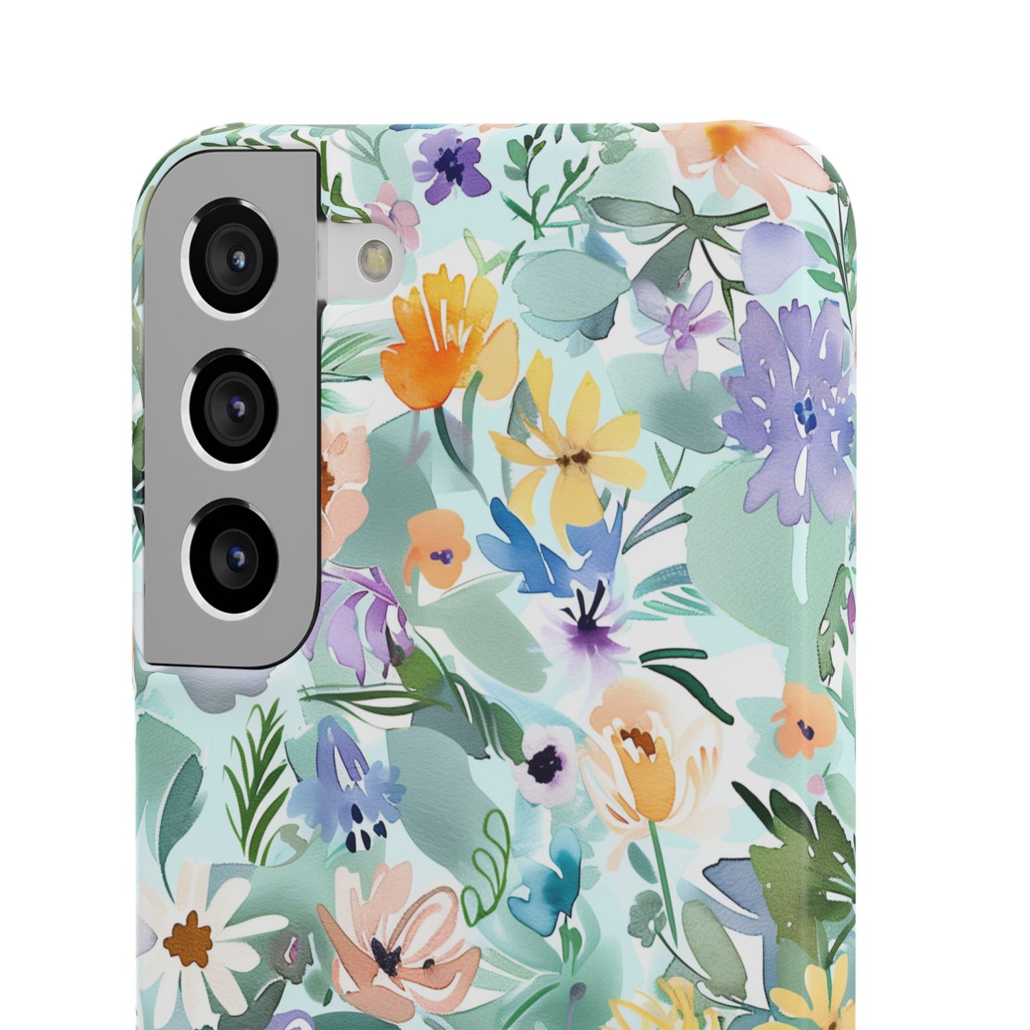 Watercolor Meadow - Slim Phone Case