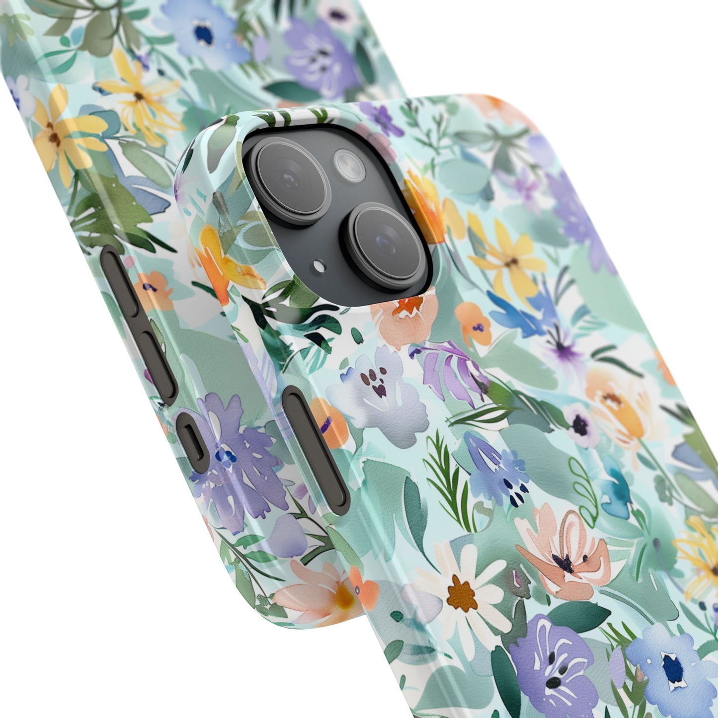 Watercolor Meadow - Slim Phone Case