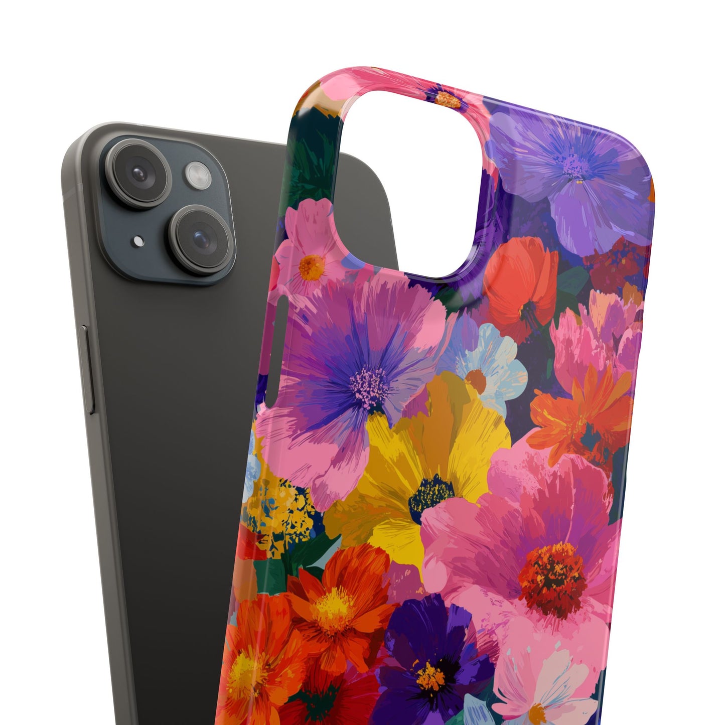 Painted Petals - Slim Phone Case