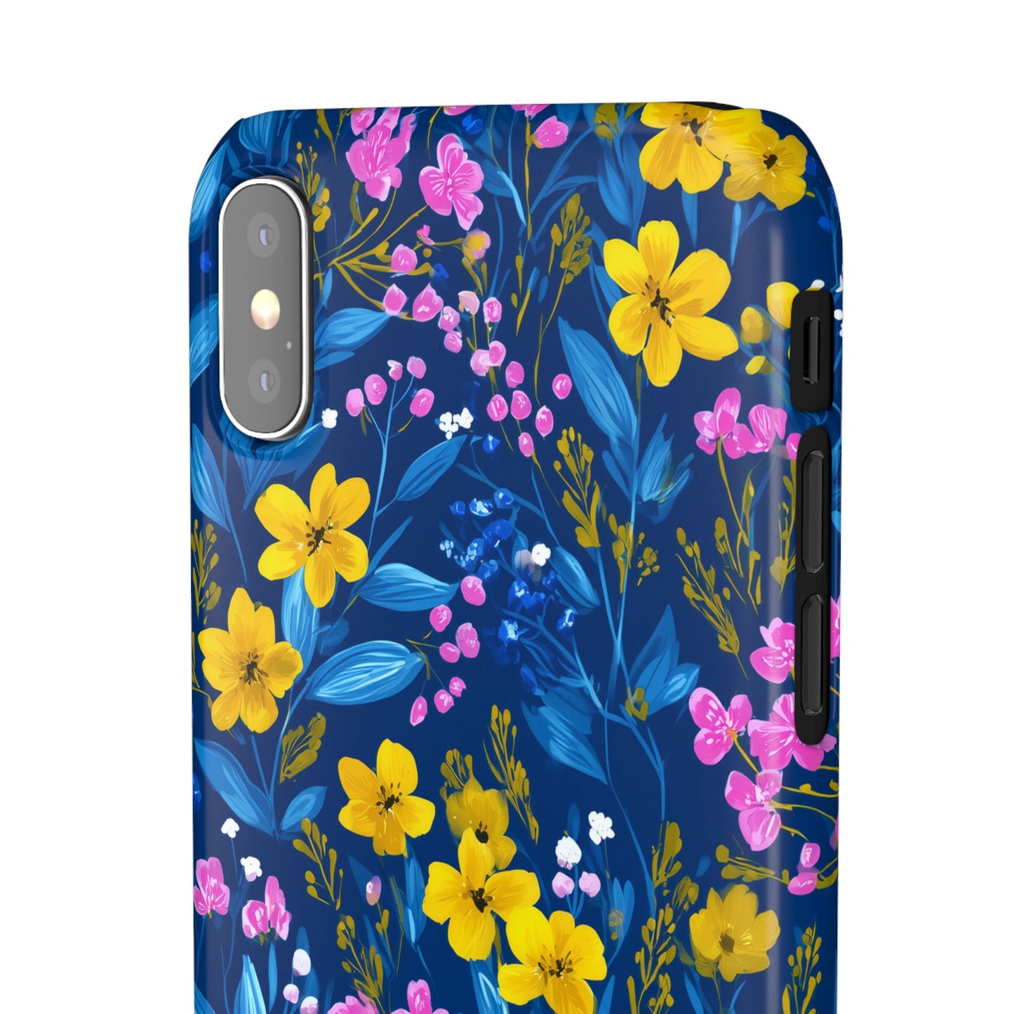 Midnight Petals - Slim Phone Case