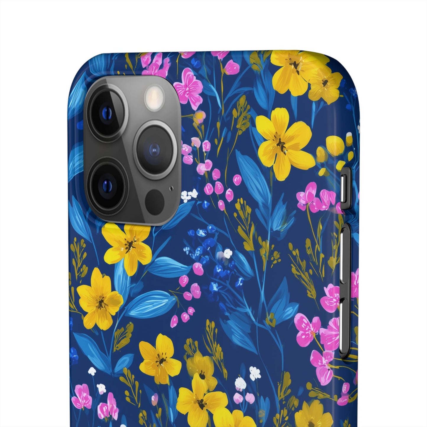 Midnight Petals - Slim Phone Case