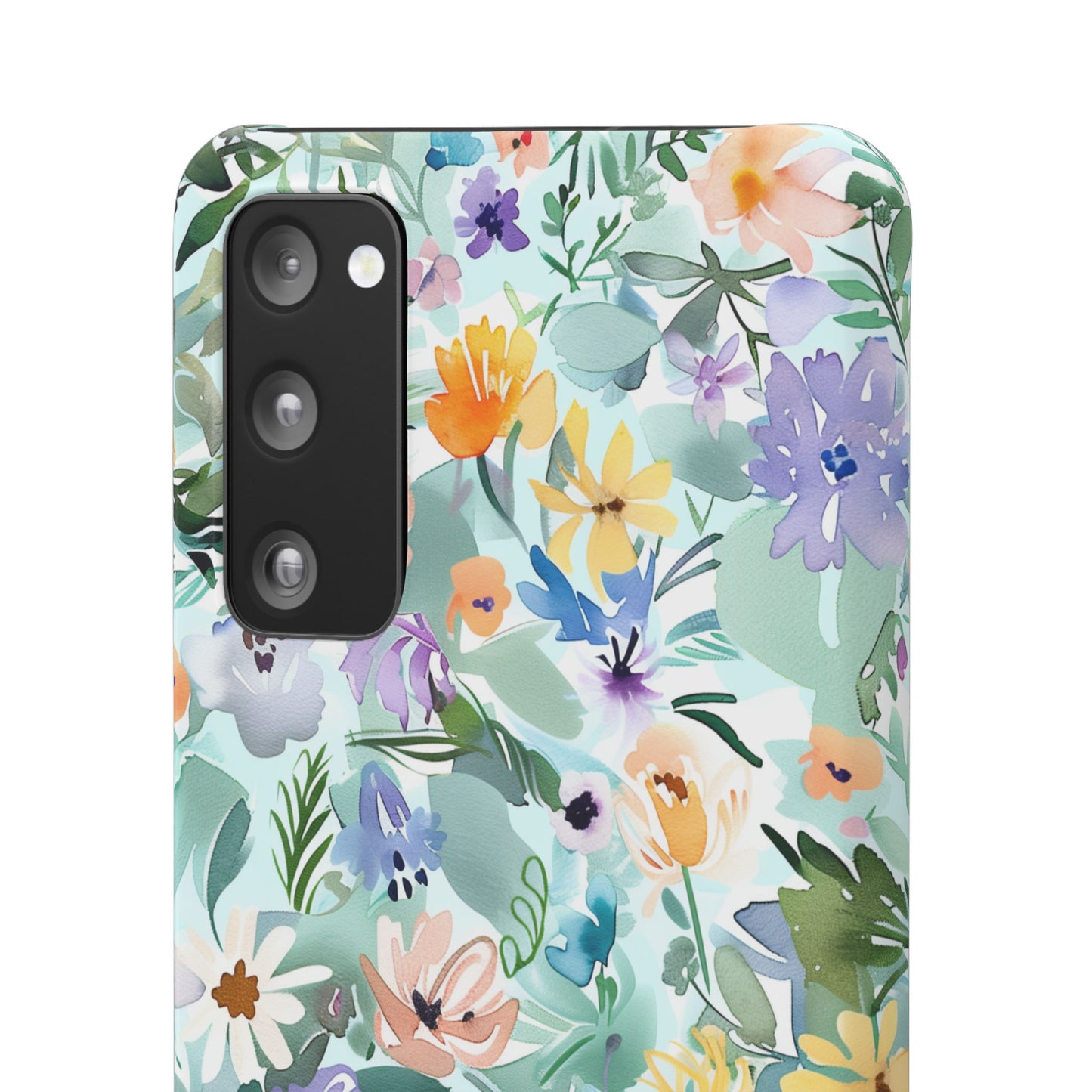 Watercolor Meadow - Slim Phone Case