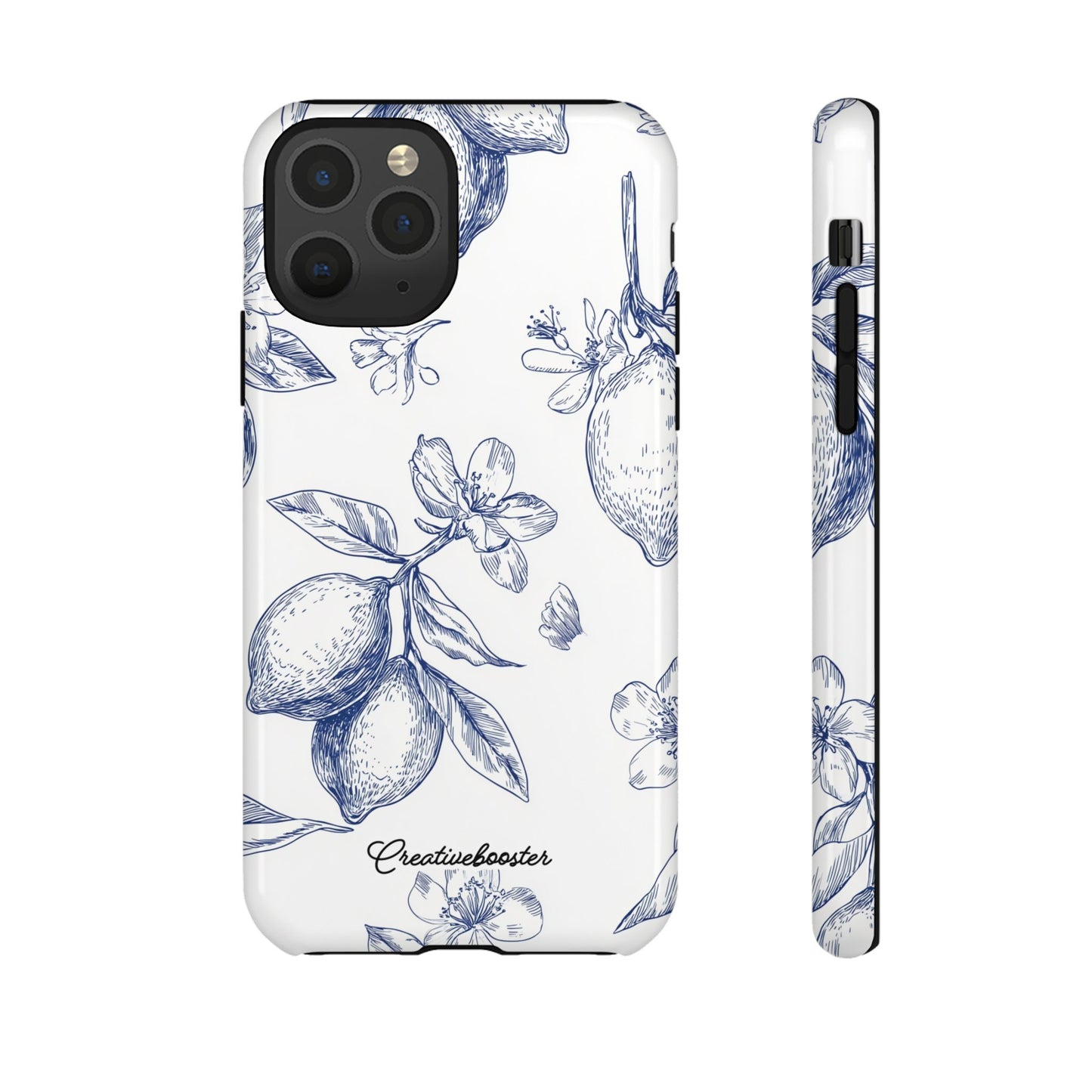 Indigo Sketch - Tough Phone Case