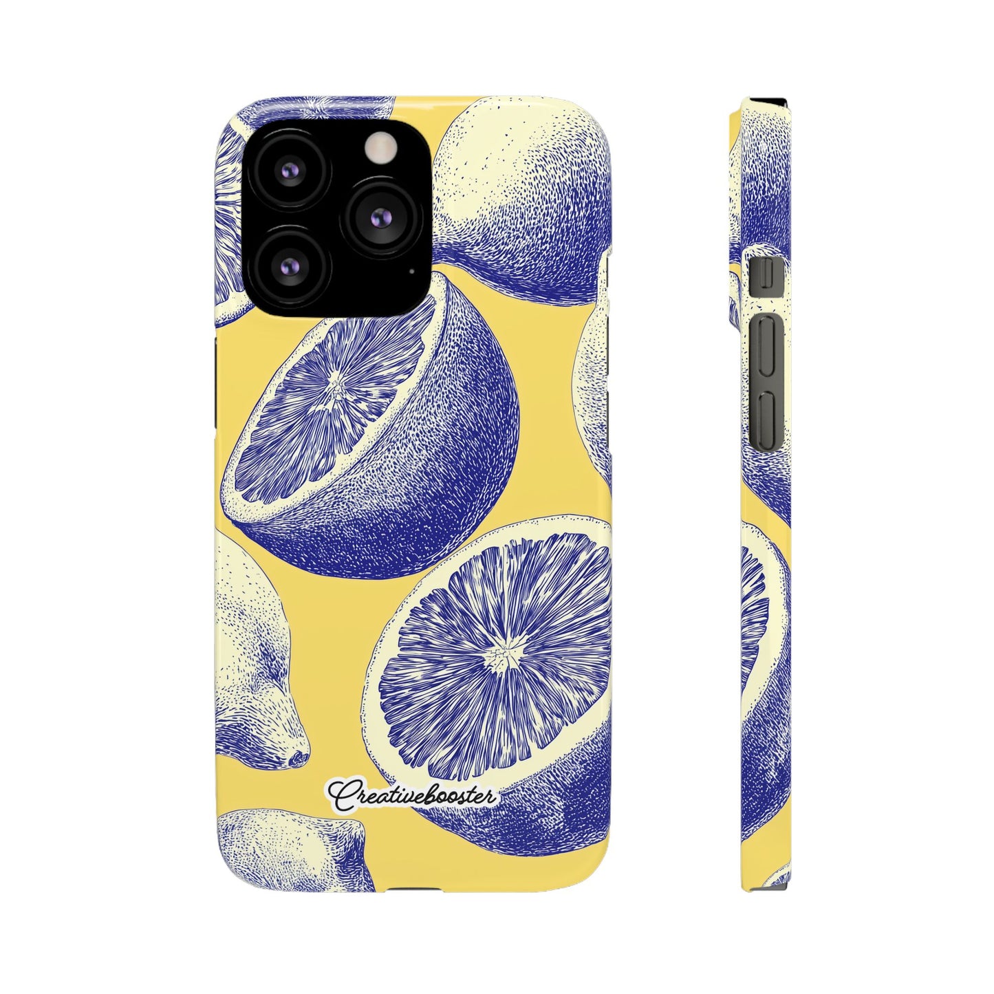 Indigo Citrus - Slim Phone Case