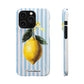 Ribbon Lemon - Slim Phone Case