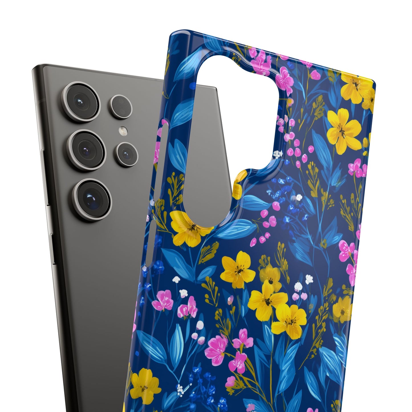 Midnight Petals - Slim Phone Case