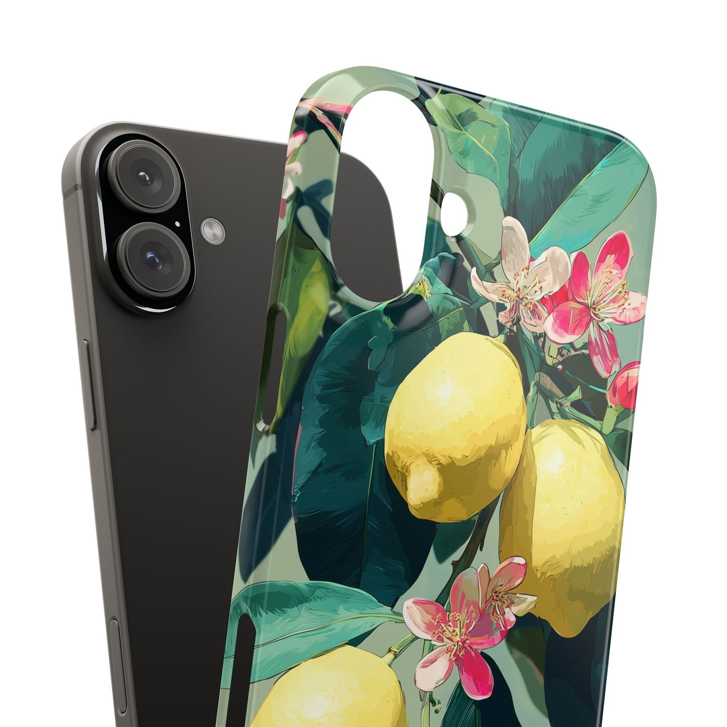 Lemon Bloom - Slim Phone Case