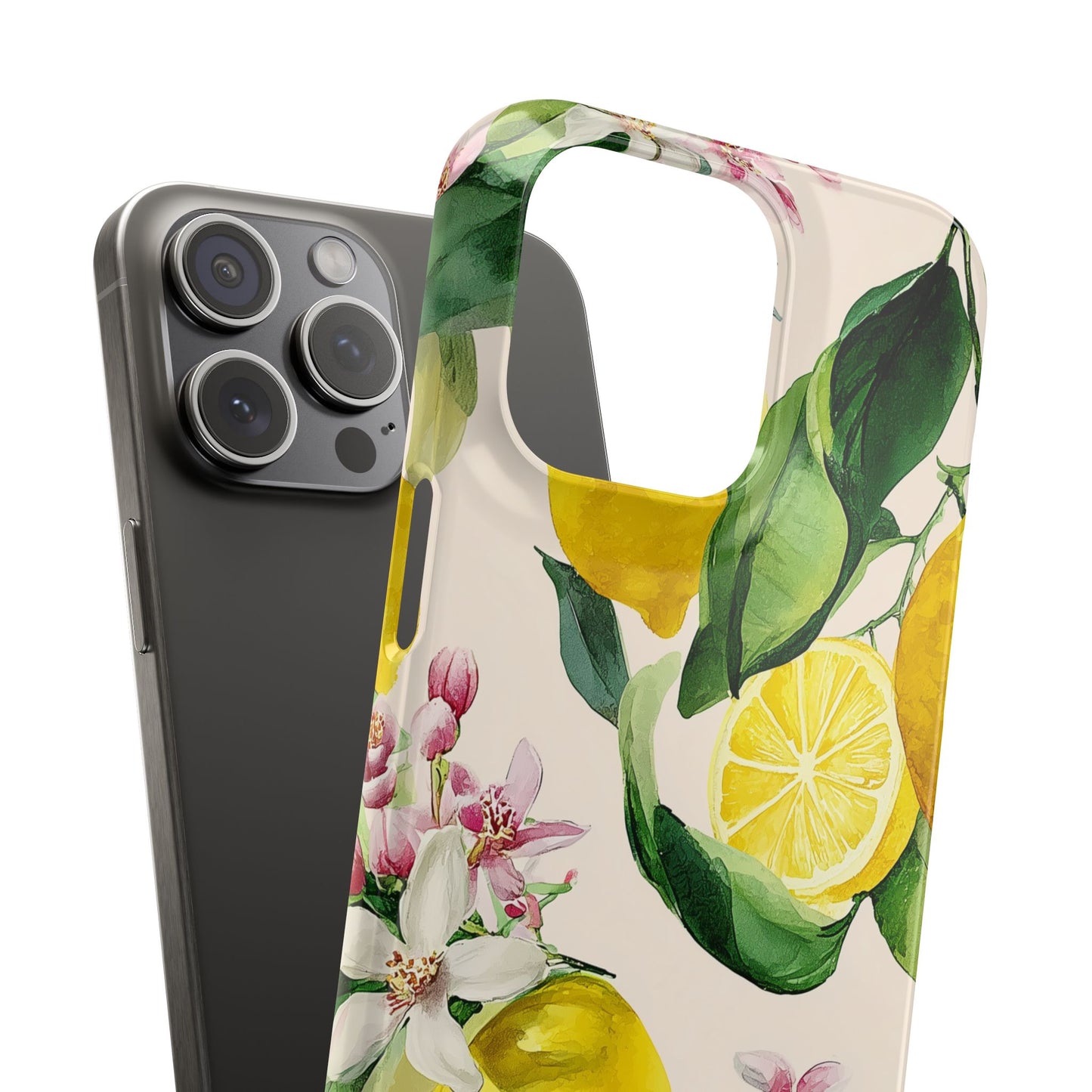 Lemon Blossom - Slim Phone Case