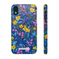 Midnight Petals - Slim Phone Case