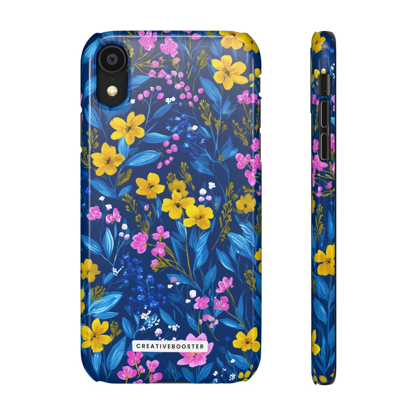 Midnight Petals - Slim Phone Case