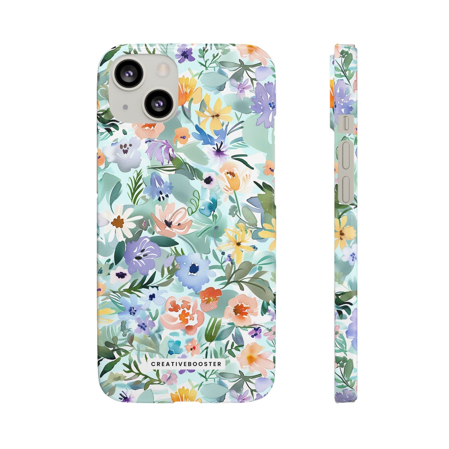 Watercolor Meadow - Slim Phone Case