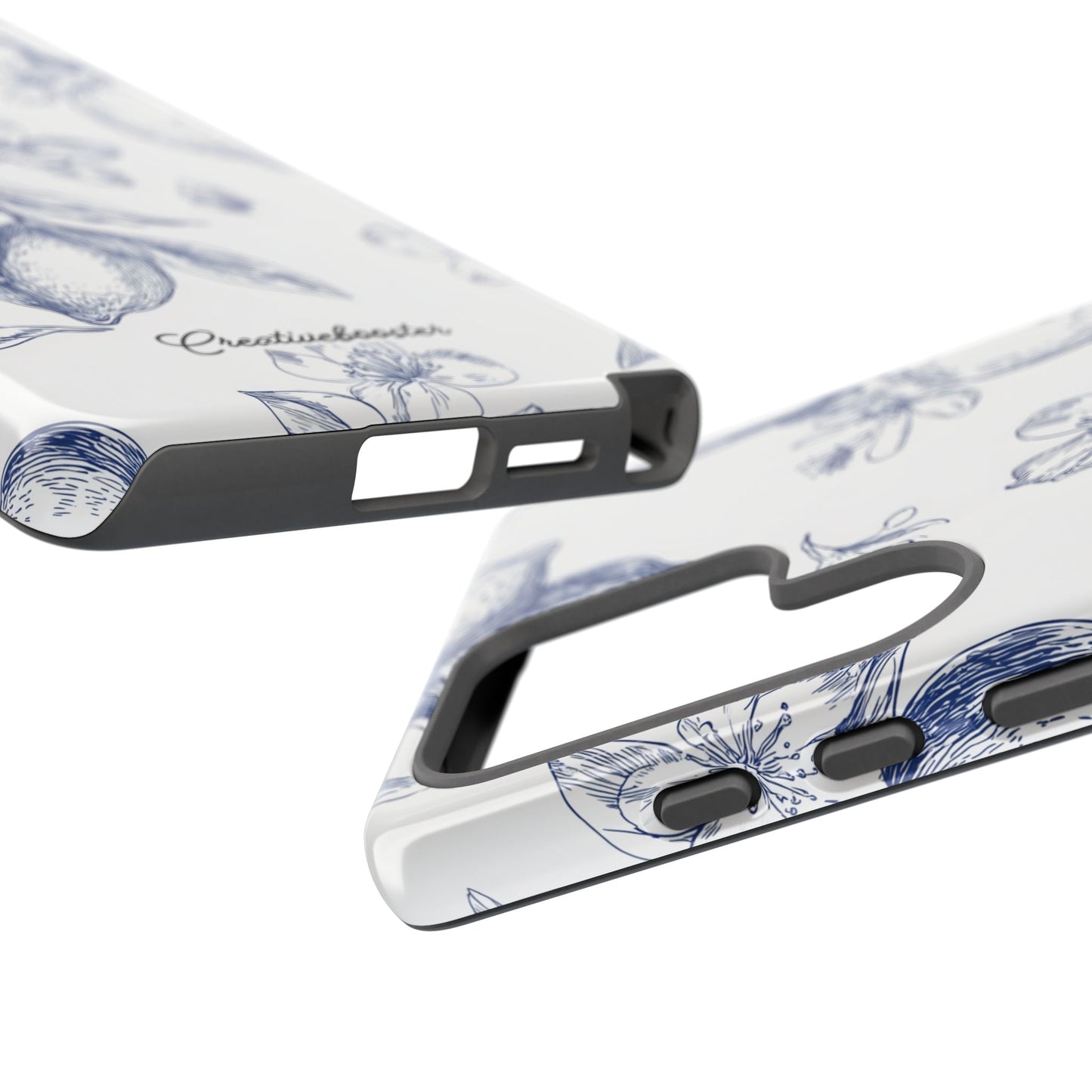 Indigo Sketch - Tough Phone Case