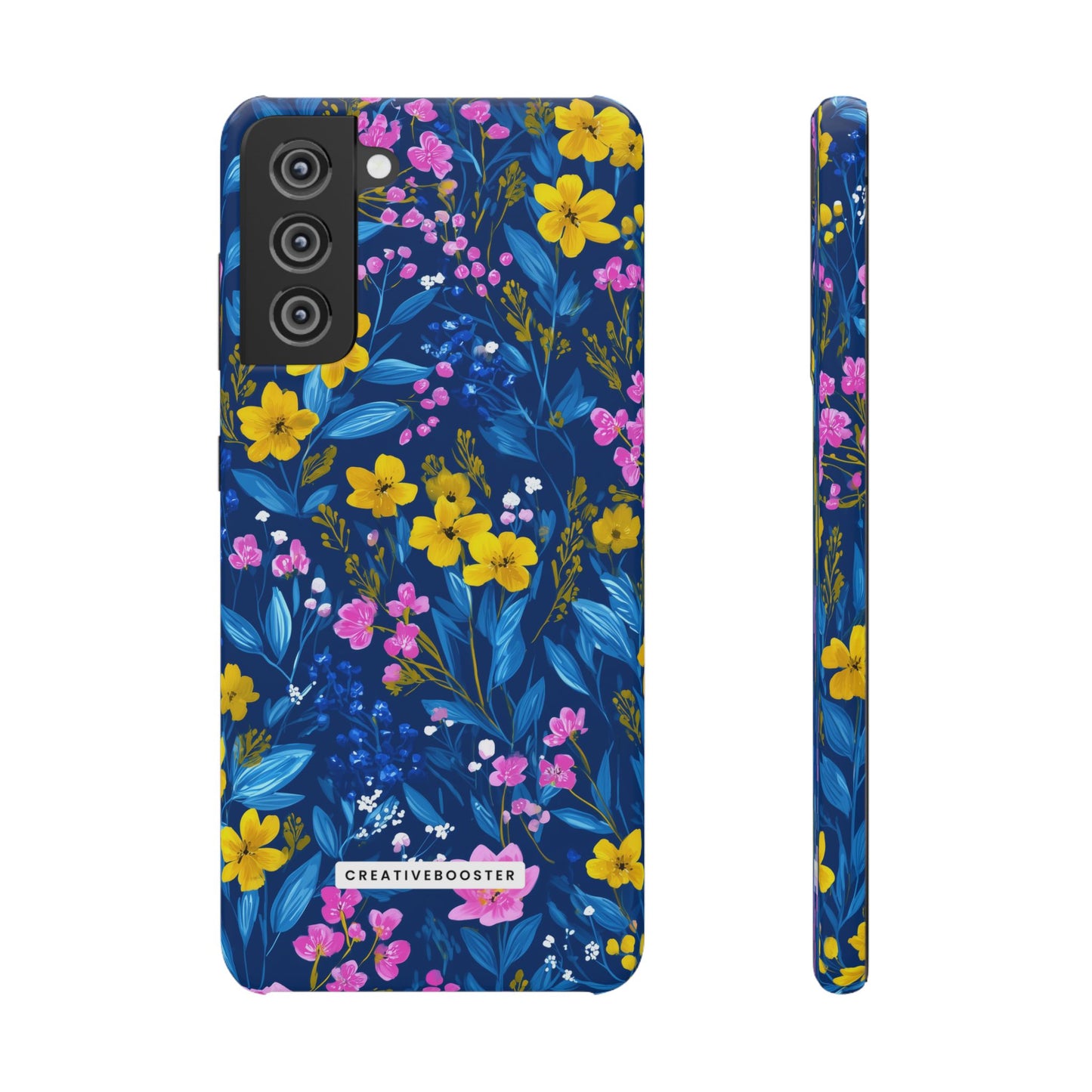 Midnight Petals - Slim Phone Case