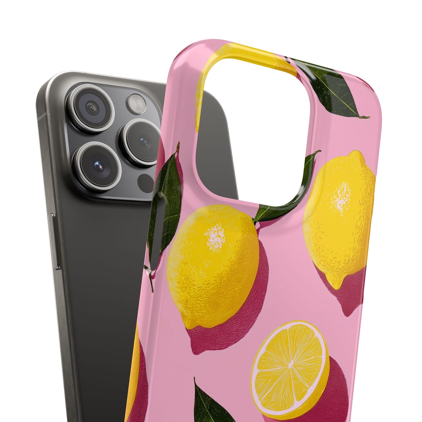 Retro Lemon - Slim Phone Case