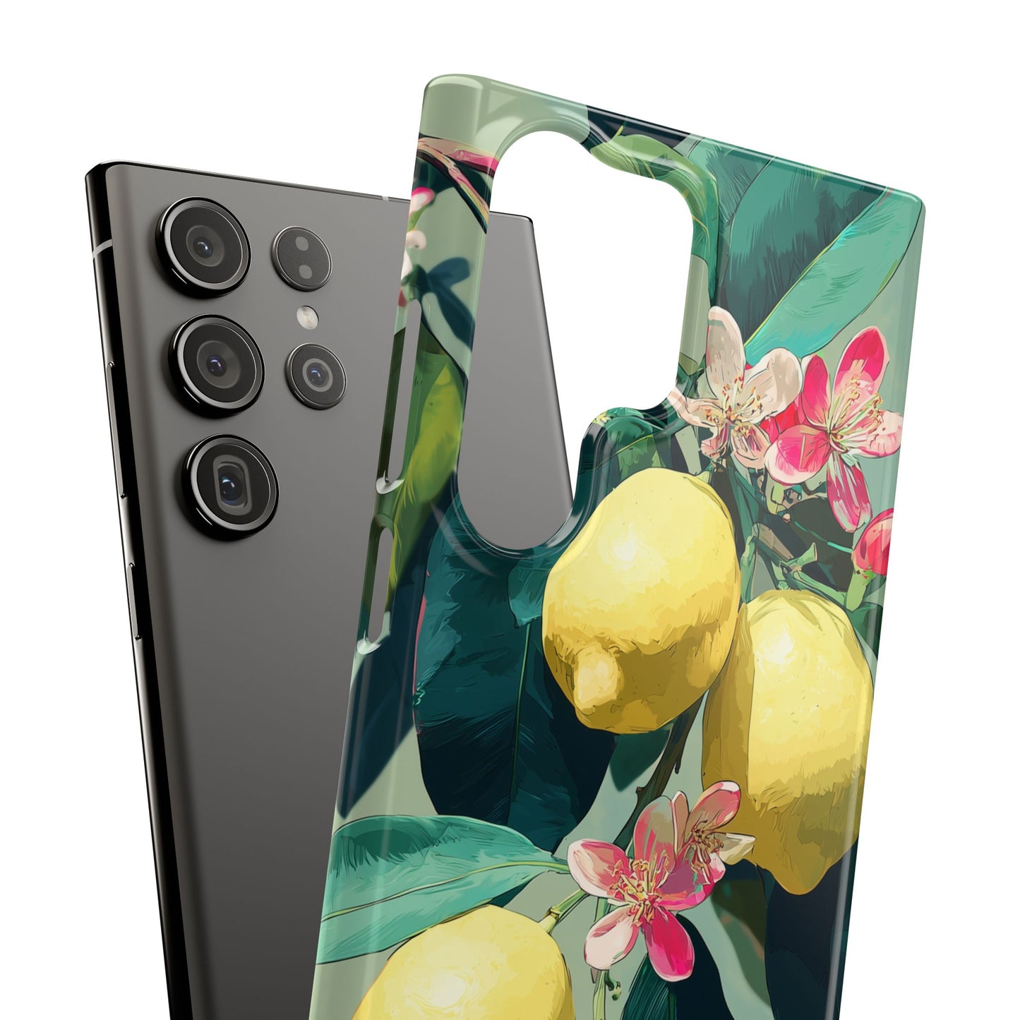 Lemon Bloom - Slim Phone Case