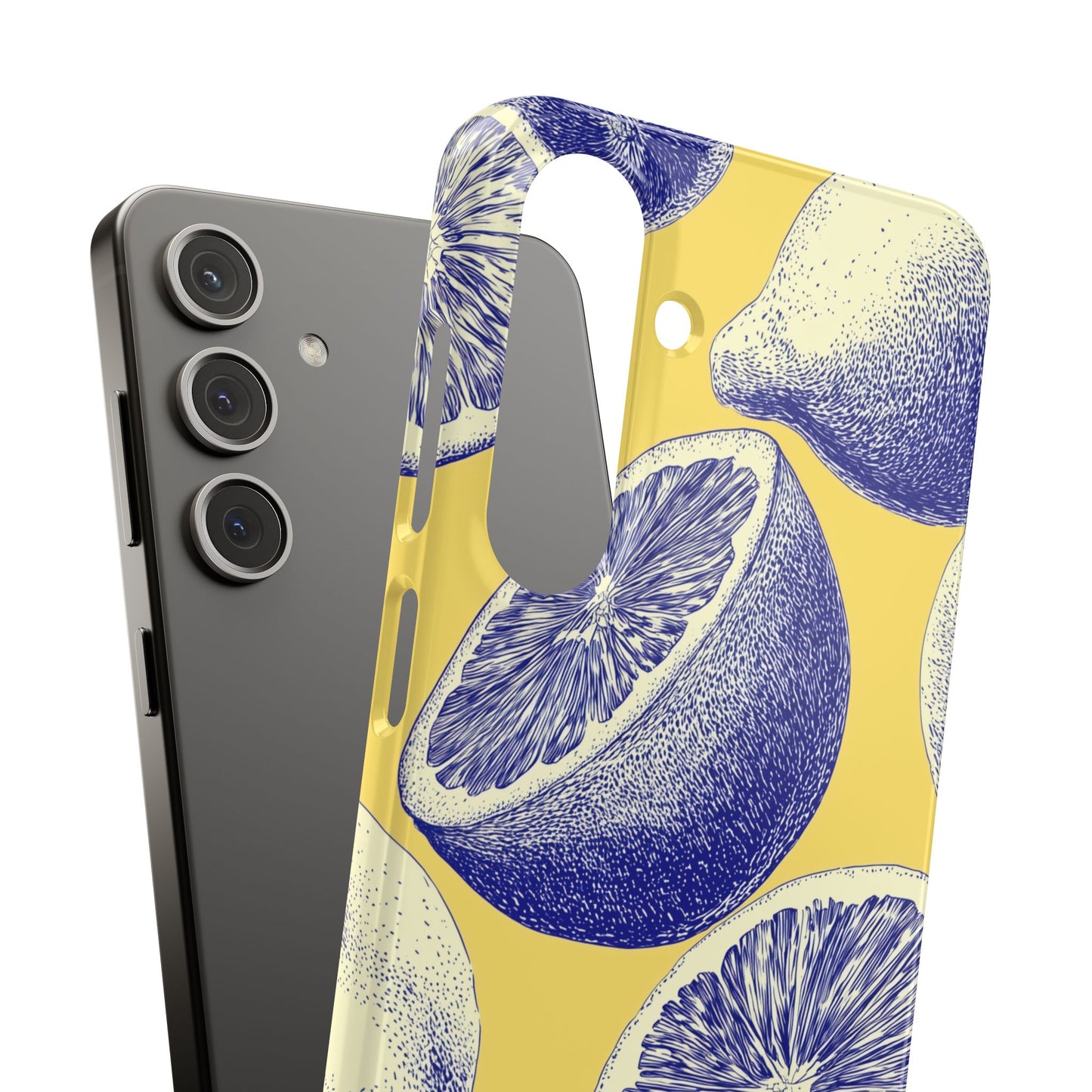 Indigo Citrus - Slim Phone Case
