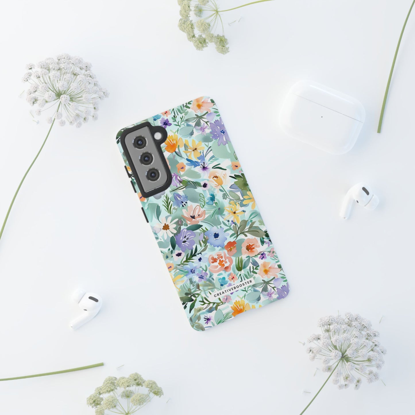 Watercolor Meadow - Tough Phone Case