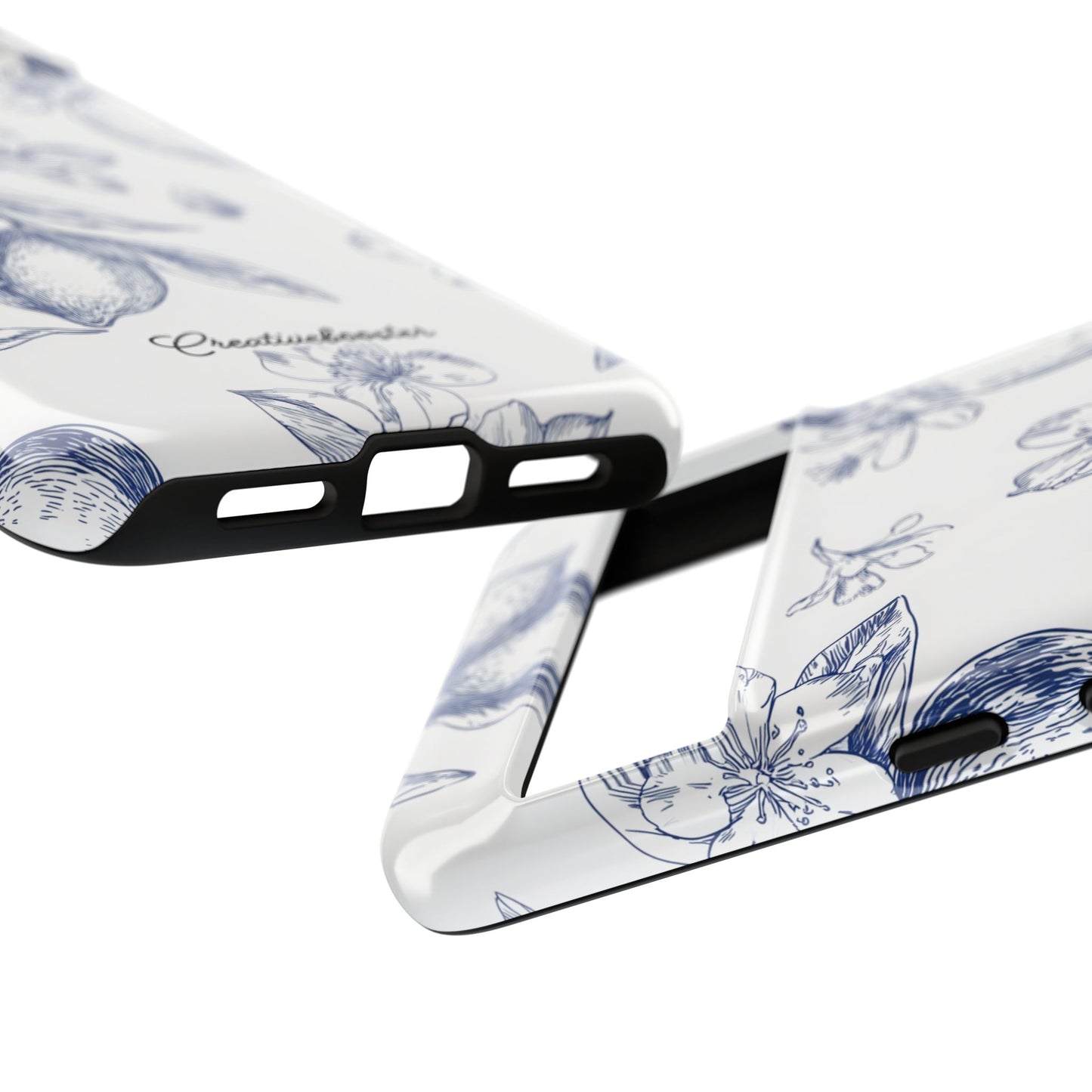 Indigo Sketch - Tough Phone Case