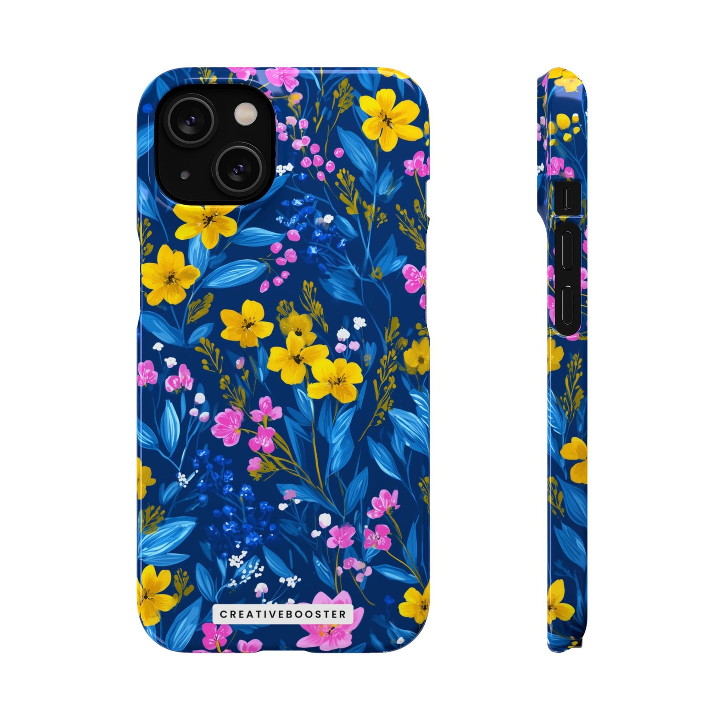 Midnight Petals - Slim Phone Case