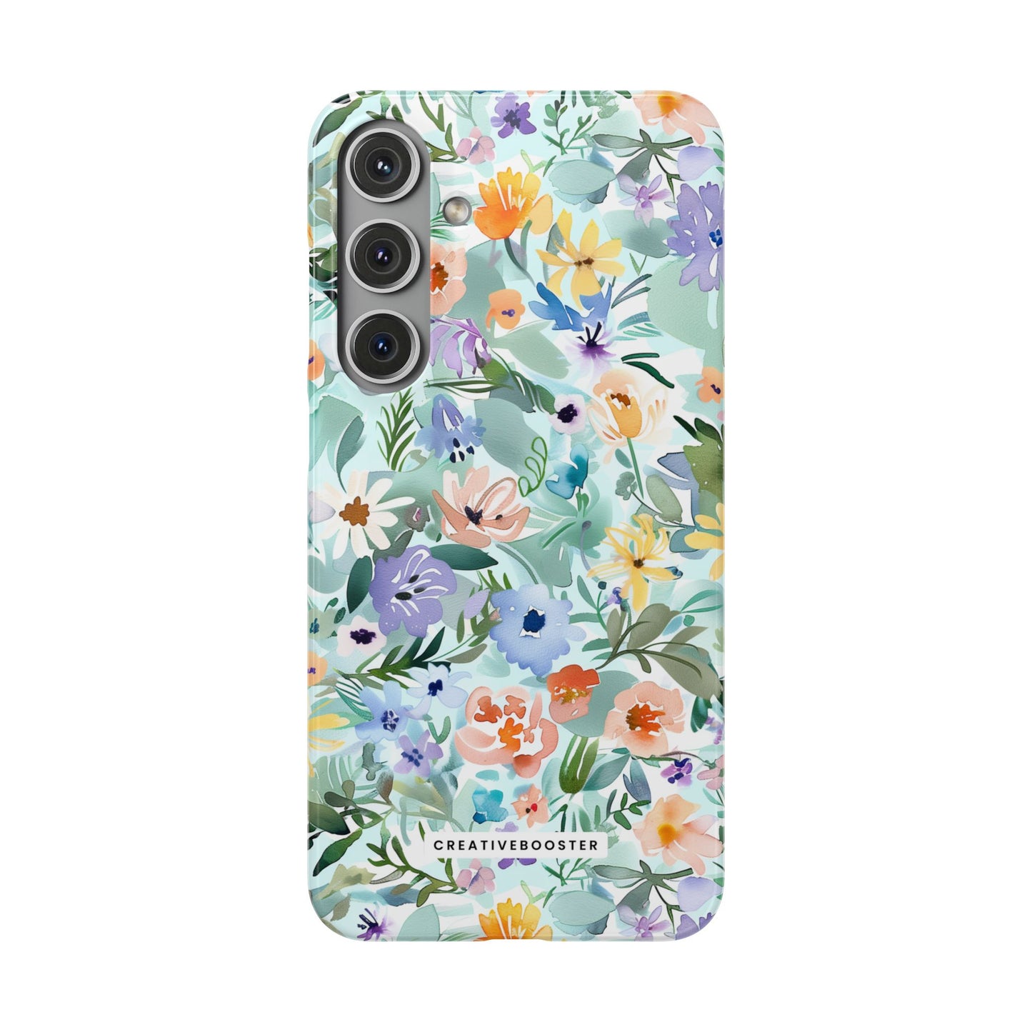Watercolor Meadow - Slim Phone Case